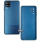 Задняя панель корпуса для Samsung A125F Galaxy A12, синий, со стеклом камеры