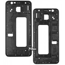 Рамка крепления дисплея для Samsung J415F Galaxy J4 + копия, черный, пластик