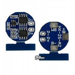 BMS Модуль захисту 2 елементів Li-Ion акумуляторів 18650 HX-2S-A2 5A 7.4V BMS Модуль захисту 2 елементів Li-Ion акумуляторів 18650 HX-2S-A2 5A 7.4V