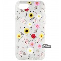 Чехол для Apple iPhone 7, iPhoine 8, iPhone SE 2020, Spring Flowers, прозрачный силикон, wildflower
