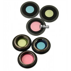 Скло камери iPhone 12 Pro, чорний, з рамкою, комплект 3 шт. Скло камери iPhone 12 Pro, чорний, з рамкою, комплект 3 шт.