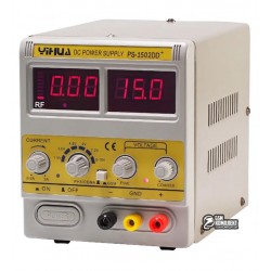 Лабораторний блок живлення YIHUA 1502DD +, 15V, 2A Лабораторний блок живлення YIHUA 1502DD +, 15V, 2A