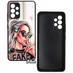 Чехол для Samsung A325 Galaxy A32, Ladies Fake Prism, пластик-силикон