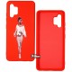Чехол для Samsung A325 Galaxy A32, ART Lady red, силиконовый