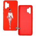 Чехол для Samsung A325 Galaxy A32, ART Lady red, силиконовый