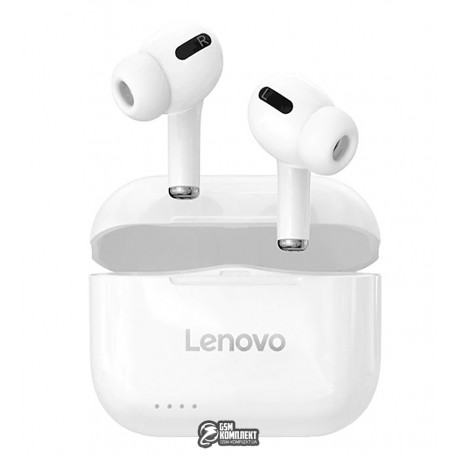 Навушники бездротові Lenovo LP1s, білі