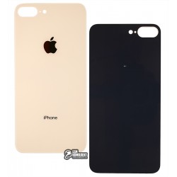Задня панель корпуса для Apple iPhone 8 Plus, золотистий, без снятия рамки камеры, big hole Задня панель корпуса для Apple iPhone 8 Plus, золотистий, без снятия рамки камеры, big hole