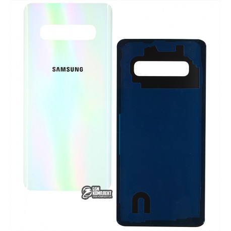 Задняя панель корпуса для Samsung G975 Galaxy S10 Plus, белый, голубой, Prism White