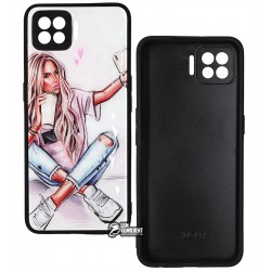 Чохол для Oppo A73, Ladies Selfie Prism, пластик-силікон