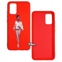 Чохол для Samsung A025 Galaxy A02s, ART Lady Red, силіконовий Чохол для Samsung A025 Galaxy A02s, ART Lady Red, силіконовий