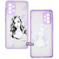 Чохол для Samsung A725 Galaxy A72, WAVE Cartoon, пластик-силікон, kiss me Чохол для Samsung A725 Galaxy A72, WAVE Cartoon, пластик-силікон, kiss me