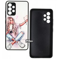 Чехол для Samsung A325 Galaxy A32, Ladies Selfie Prism, пластик-силикон