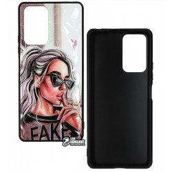 Чехол для Xiaomi Redmi Note 10 Pro, Ladies Fake Prism, пластик-силикон