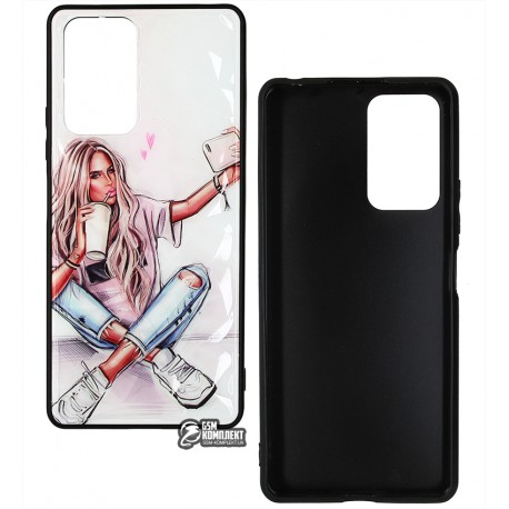 Чехол для Xiaomi Redmi Note 10 Pro, Ladies Selfie Prism, пластик-силикон