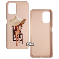 Чехол для Xiaomi Redmi Note 10, ART Lady with Hat, силиконовый Чехол для Xiaomi Redmi Note 10, ART Lady with Hat, силиконовый