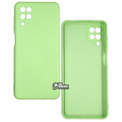 Чехол для Samsung A125 Galaxy A12, Silicone cover (wave), софттач силикон, black Чехол для Samsung A125 Galaxy A12, Silicone cover (wave), софттач силикон, black