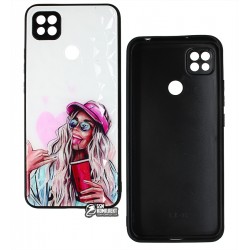 Чехол для Xiaomi Redmi 9C, Ladies Cocktail Prism, пластик-силикон