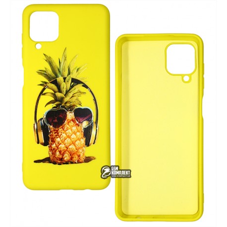 Чохол для Samsung A125 Galaxy A12, ART Yellow DJ, силіконовий