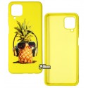 Чохол для Samsung A125 Galaxy A12, ART Yellow DJ, силіконовий