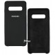 Чехол для Samsung G973 Galaxy S10 (2019), Silicone case, черный