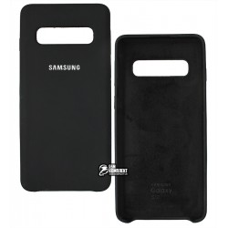 Чехол для Samsung G973 Galaxy S10 (2019), Silicone case, черный