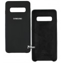 Чехол для Samsung G973 Galaxy S10 (2019), Silicone case, черный