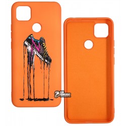 Чехол для Xiaomi Redmi 9C, ART Orange, силиконовый