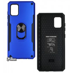 Чохол для Samsung A315 Galaxy A31 (2020), Antishock, силіконовий, з кільцем держателем