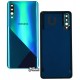 Задня панель корпусу для Samsung A307F / DS Galaxy A30s, зелений, зі склом камери, Prism Crush Green