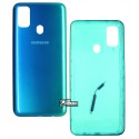 Задня панель корпусу Samsung M307F Galaxy M30s, синій