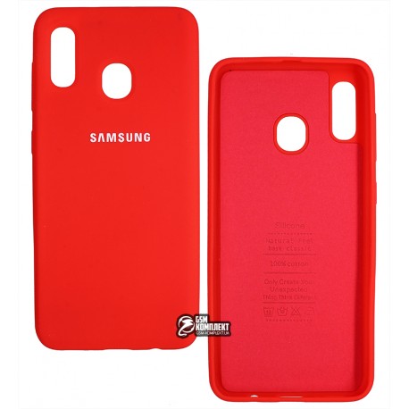 Чехол для Samsung A205F Galaxy A20 (2019), A305F Galaxy A30 (2019), Full Cover, силиконовый