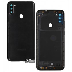 Задняя панель корпуса для Samsung M115 Galaxy M11, черный