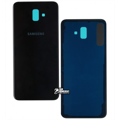 Задня панель корпусу для Samsung J610 Galaxy J6 +, чорний колір