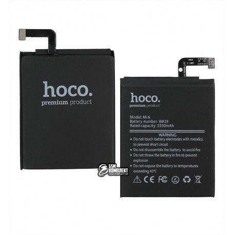 Аккумулятор Hoco BM39 для Xiaomi Mi6, Li-Polymer, 3,85 B, 3350 мАч
