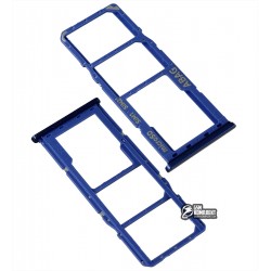 Тримач SIM карти для Samsung A217 Galaxy A21s, синій