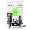 Набір інструментів BAKU BK-7296 для iPhone (викрутки: +1.3, pentalobe 0.8, Nano-sim адаптер, присоска)