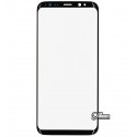 Скло дисплея Samsung G950F Galaxy S8, з OCA-плівкою, чорний колір