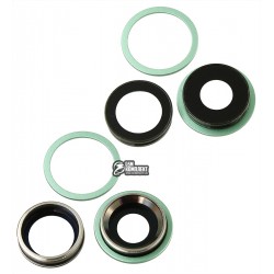 Скло камери для Apple iPhone 11, зелений, з рамкою Скло камери для Apple iPhone 11, зелений, з рамкою