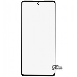 Стекло дисплея для Samsung A525 Galaxy A52, с ОСА-пленкой, черный