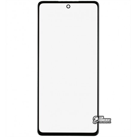 Стекло дисплея для Samsung A525 Galaxy A52, с ОСА-пленкой, черный