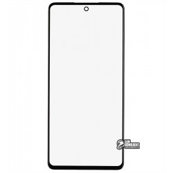 Стекло дисплея для Samsung A725 Galaxy A72, с ОСА-пленкой, черный