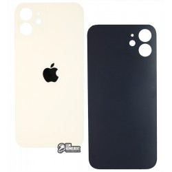 Задня панель корпусу для Apple iPhone 12, білий, без зняття рамки камери, big hole Задня панель корпусу для Apple iPhone 12, білий, без зняття рамки камери, big hole