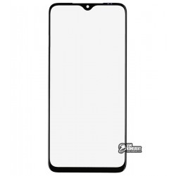 Скло корпуса для Xiaomi Poco M3, Redmi 9T, з ОСА-плівкою, чорний, M2010J19CG