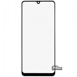 Стекло корпуса для Samsung A325 Galaxy A32, с ОСА-пленкой, черный