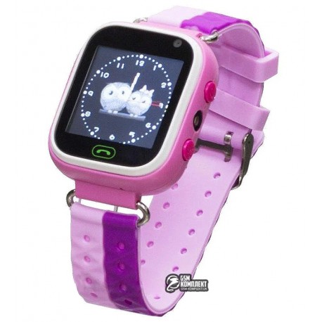 Дитячі Smart годинник Baby Watch GM7S з GPS трекером, рожевий