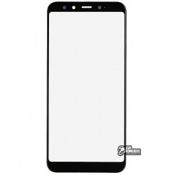 Скло дисплея Xiaomi Mi 6X, Mi A2, з OCA-плівкою, чорне