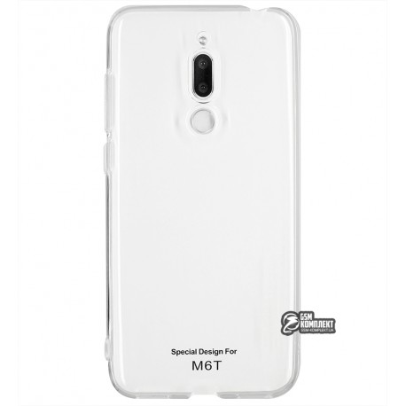 Чехол для Meizu M6T, SMTT, силиконовый, матовый, прозрачный