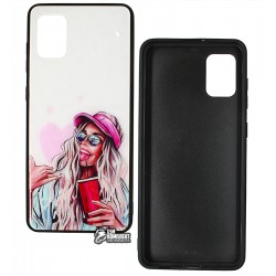 Чехол для Samsung A315 Galaxy A31 (2020), Ladies Cocktail Prism, пластик-силикон