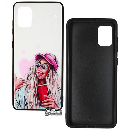 Чехол для Samsung A315 Galaxy A31 (2020), Ladies Cocktail Prism, пластик-силикон Чехол для Samsung A315 Galaxy A31 (2020), Ladies Cocktail Prism, пластик-силикон