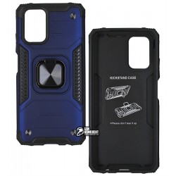 Чехол для Xiaomi Redmi Note 10, Hard Defence, пластик-силикон, синий